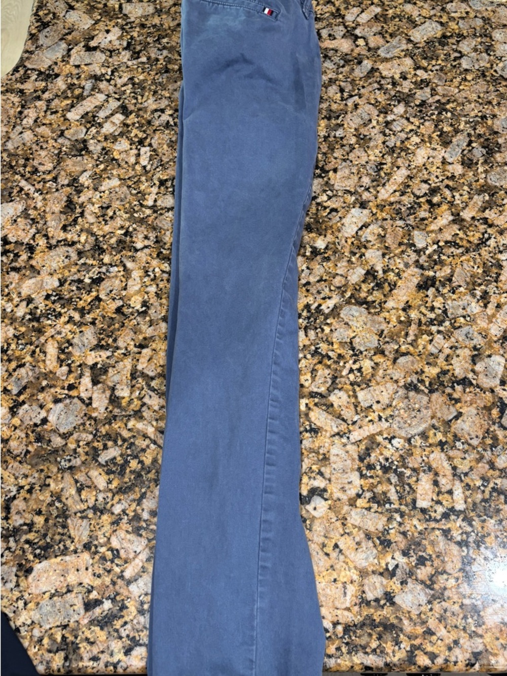 Tommy Hilfiger Navy and Light Blue Chino
